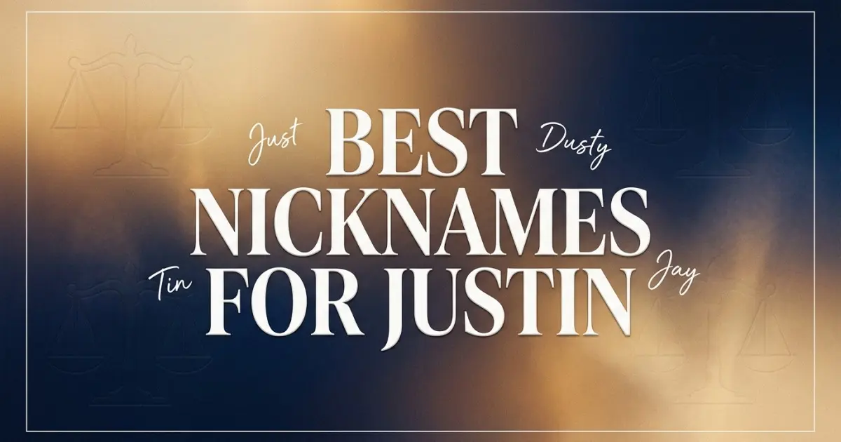 Nicknames for Justin