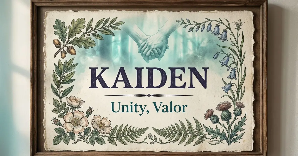 Kaiden meaning themes: unity, valor