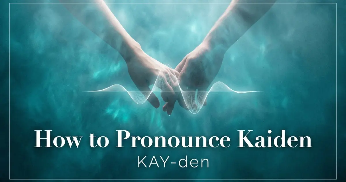 How to pronounce Kaiden