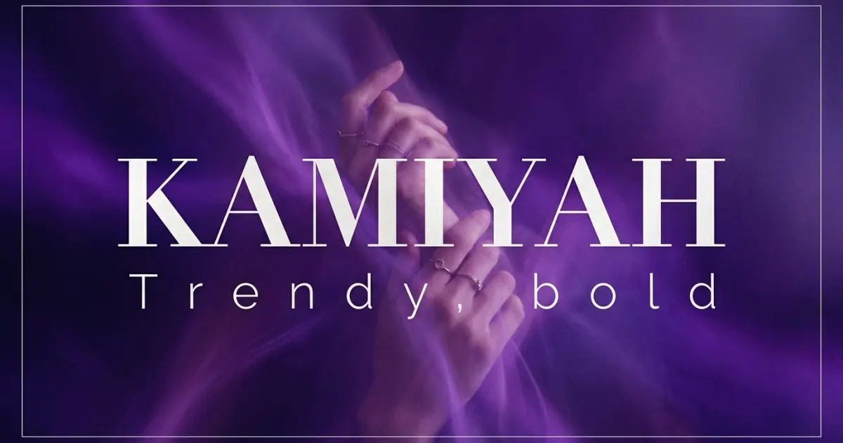 Kamiyah name vibe: Trendy, bold