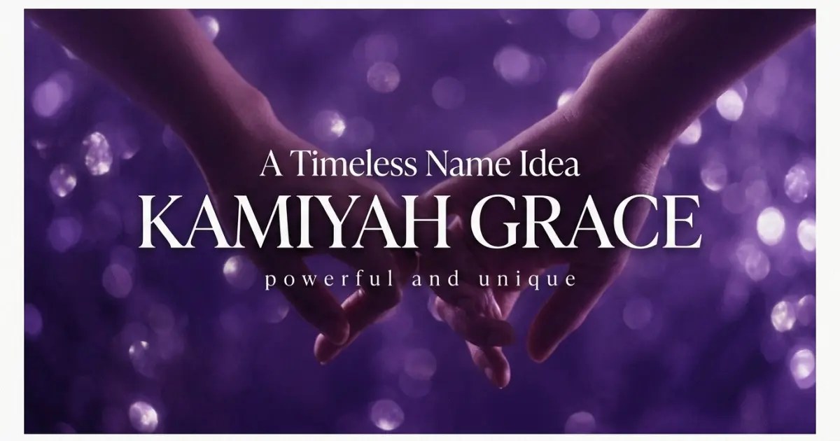 Middle name idea: Kamiyah Grace - powerful and unique