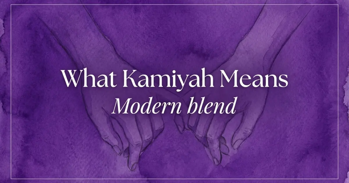 Kamiyah name meaning Modern blend