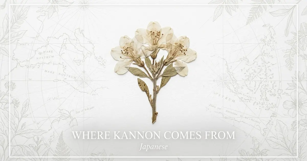 The name Kannon comes from: Japanese