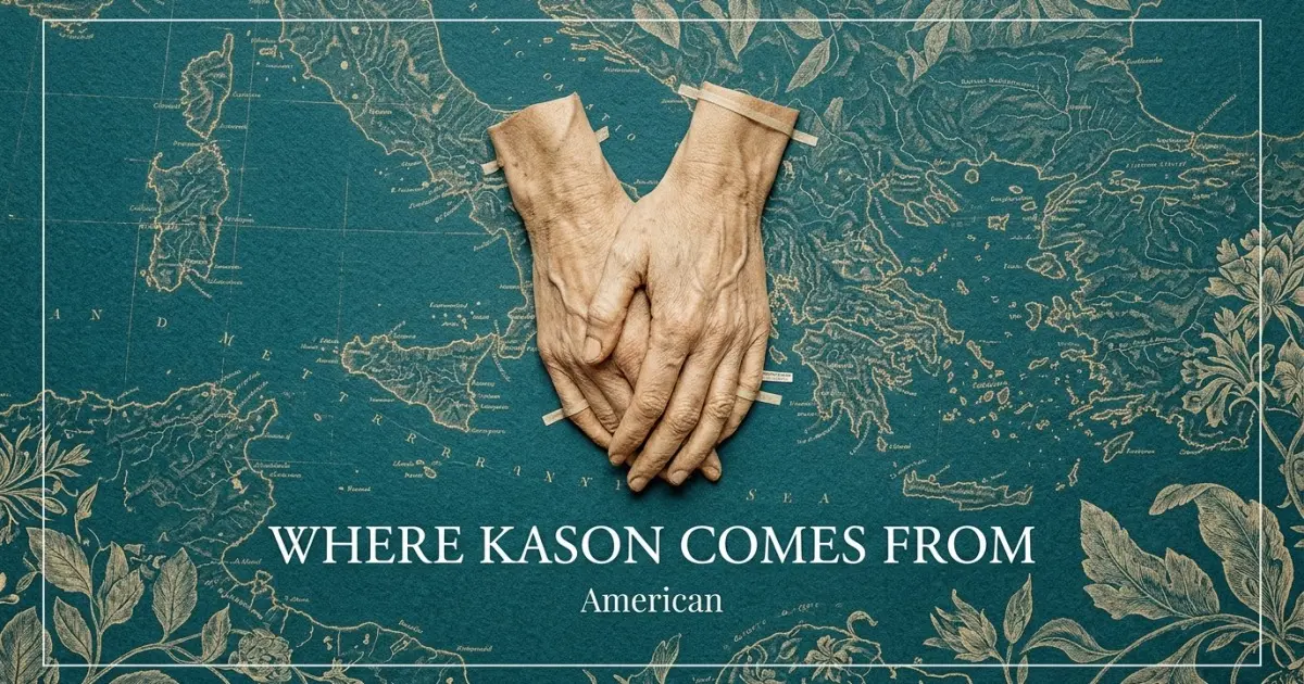 The name Kason comes from: American