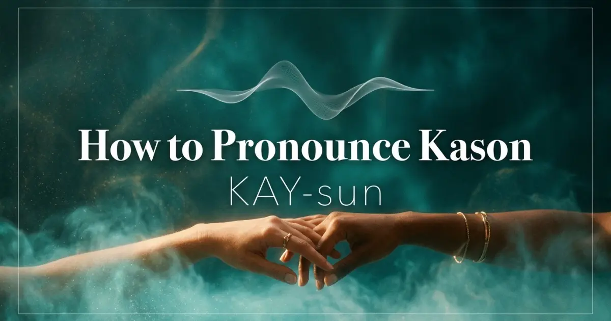 How to pronounce Kason
