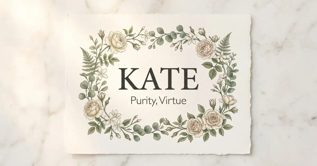 Kate meaning themes: purity, virtue