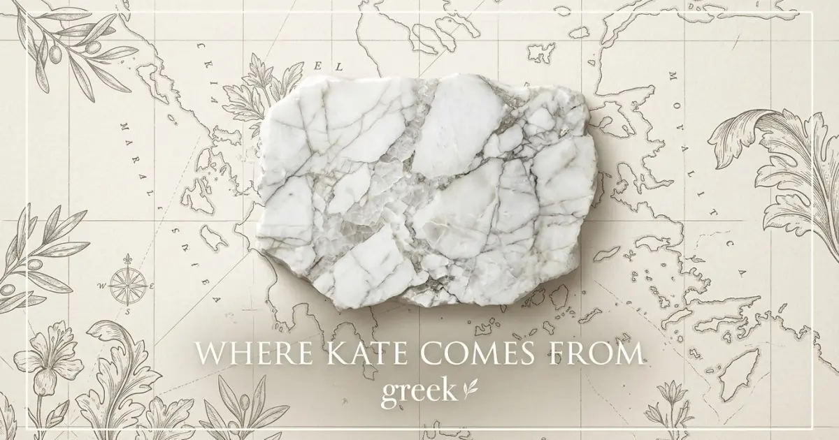 The name Kate comes from: Greek