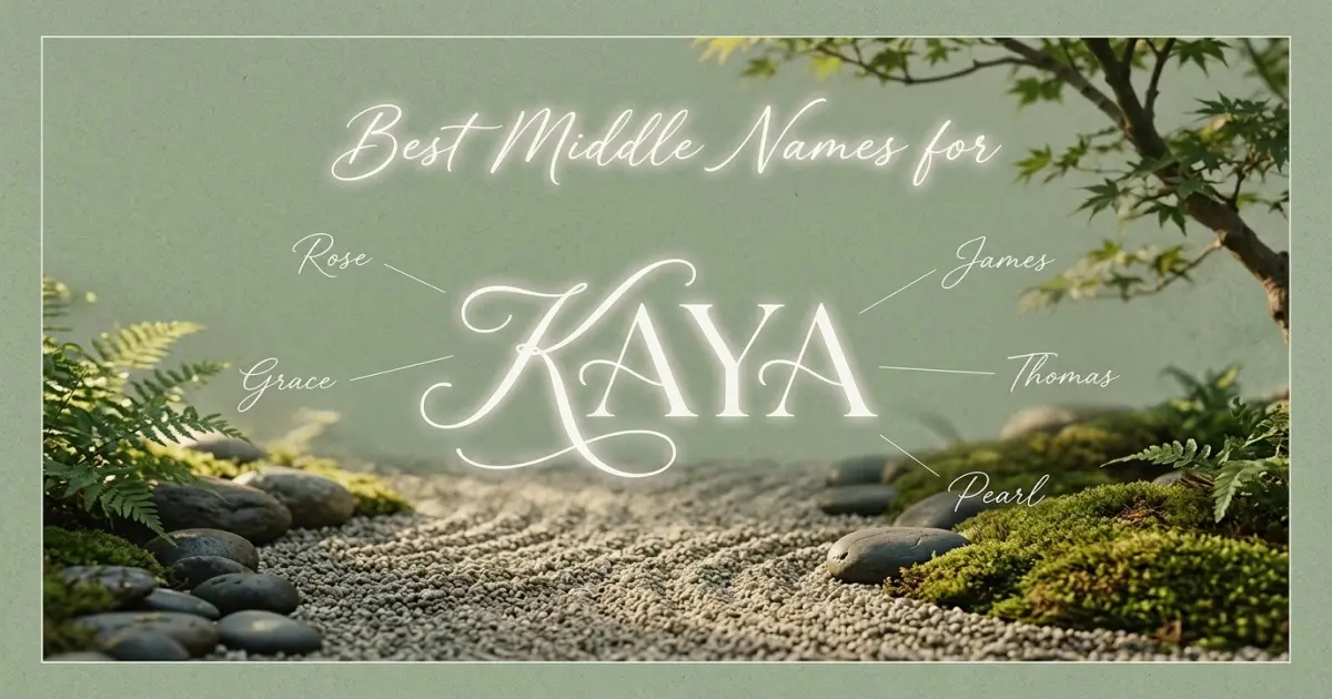 Best middle names for Kaya