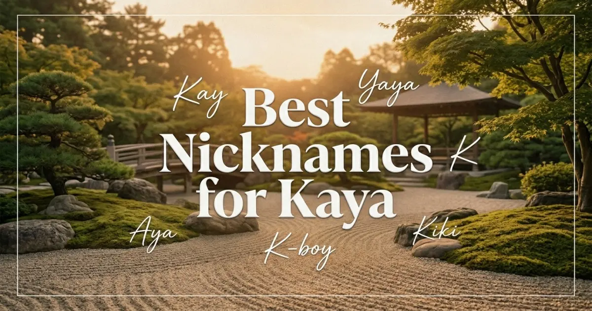 Nicknames for Kaya
