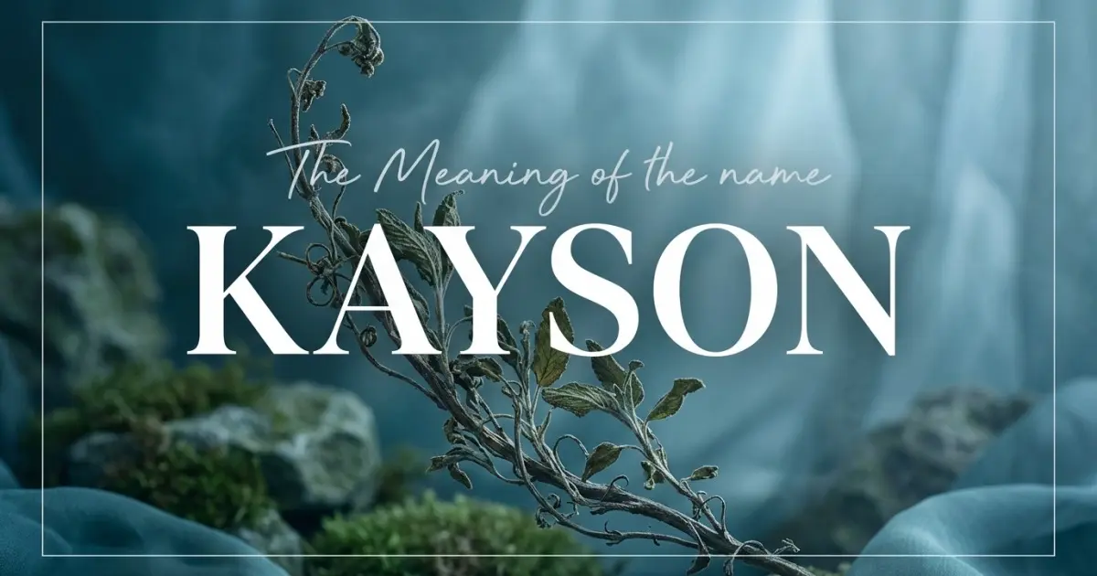 Kayson name meaning