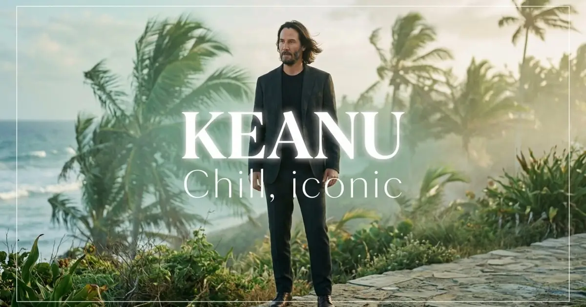 Keanu name vibe: Chill, iconic