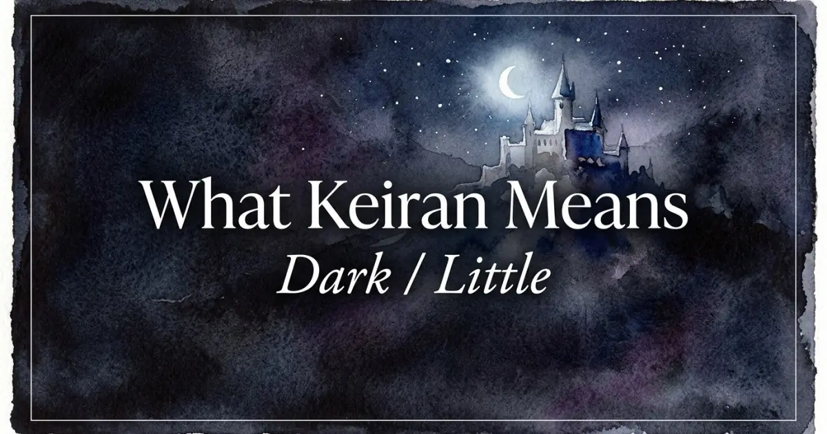 Keiran name meaning Dark / Little