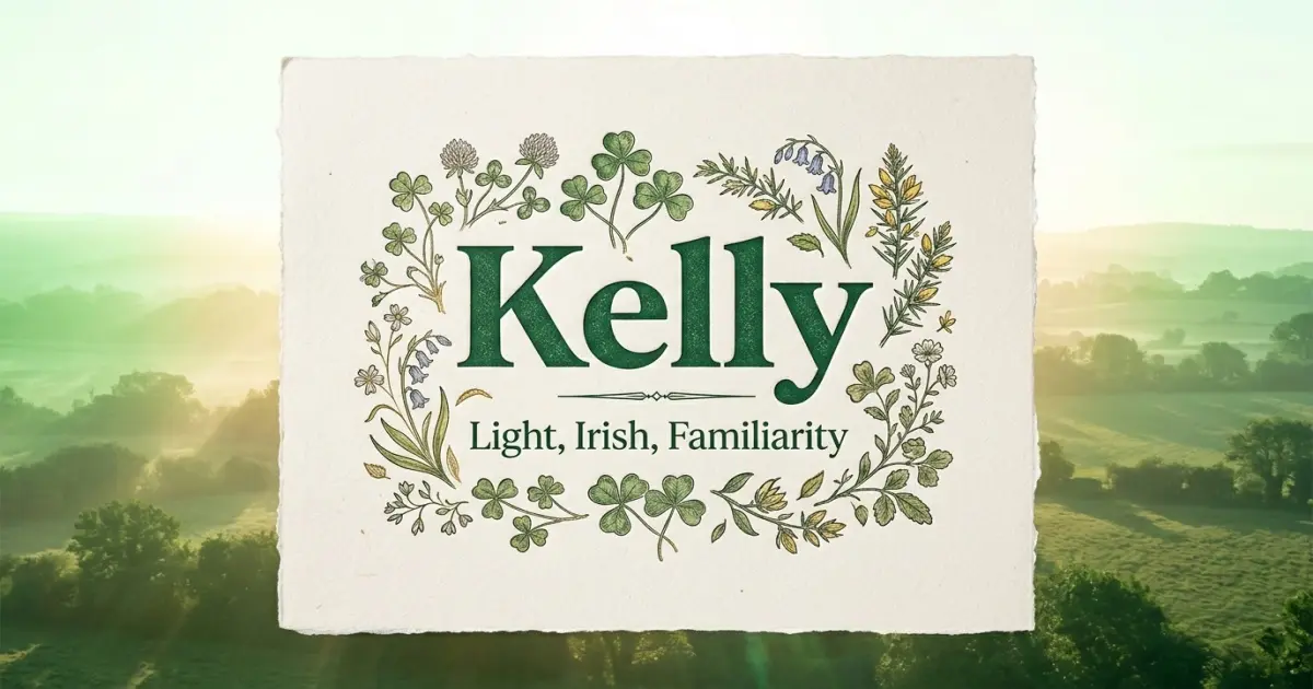 Kelly meaning themes: light, irish, familiarity