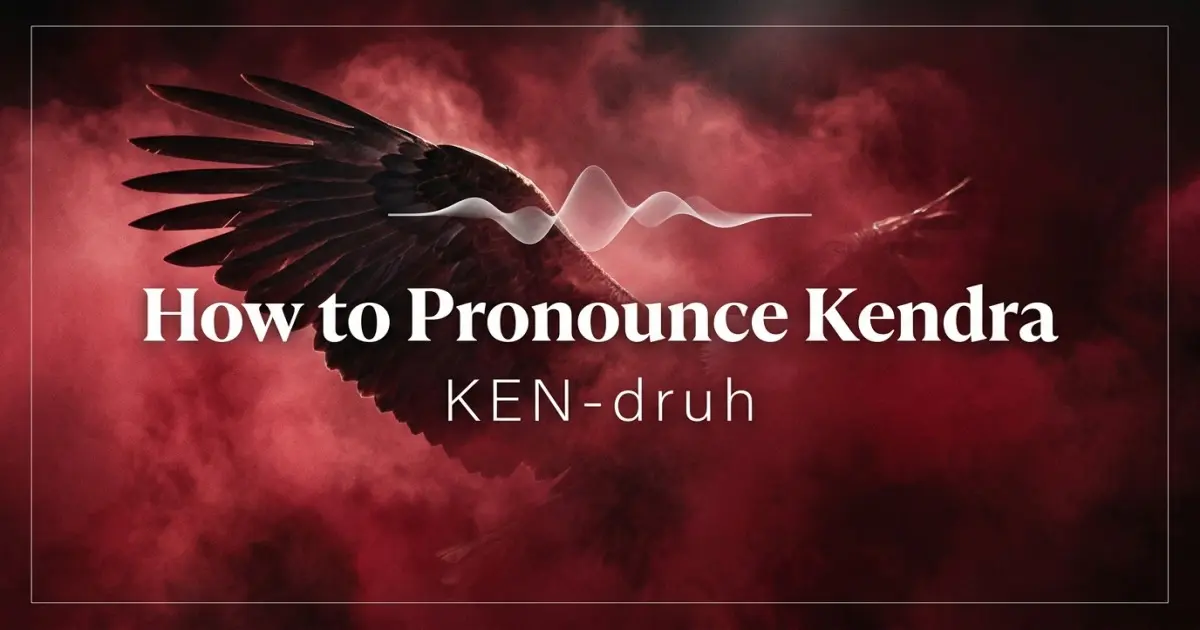 How to pronounce Kendra
