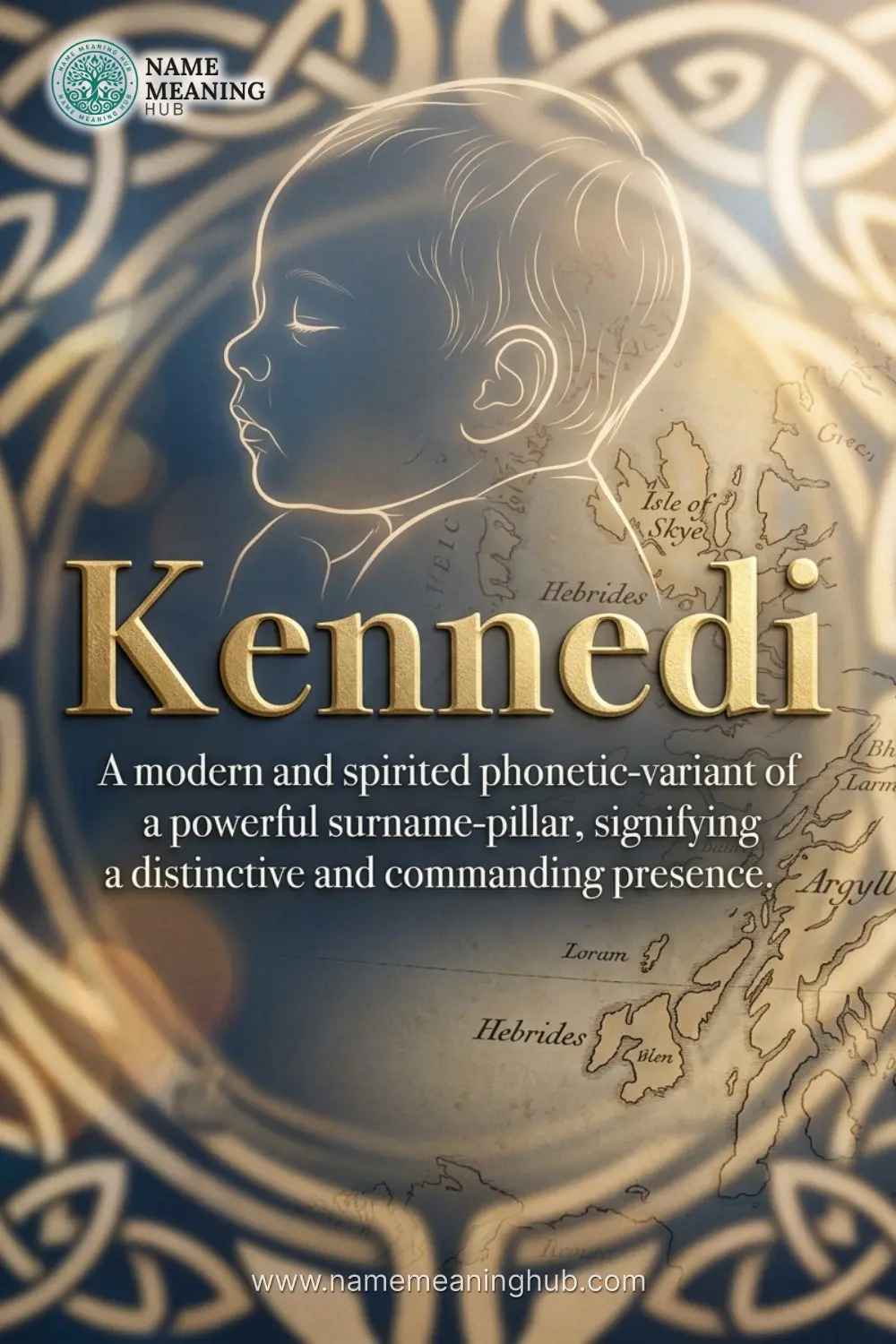 Meaning of the name Kennedi: A modern and spirited phonetic-variant of a powerful surname-pillar, signifying a distinctive and commanding presence.