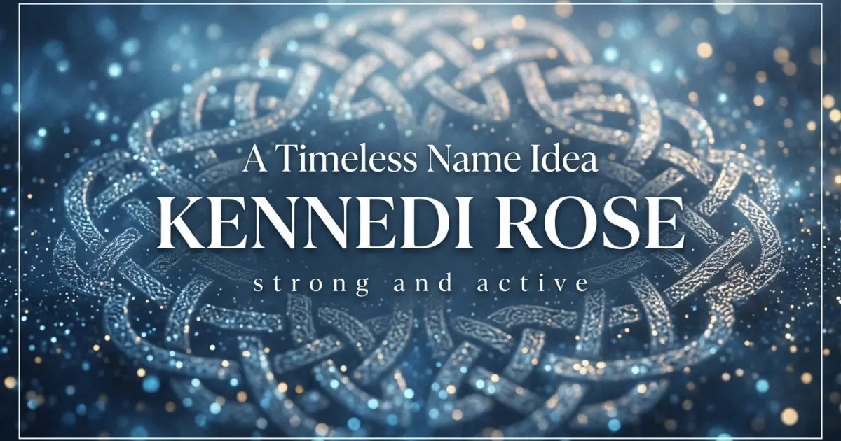 Middle name idea: Kennedi Rose - strong and active