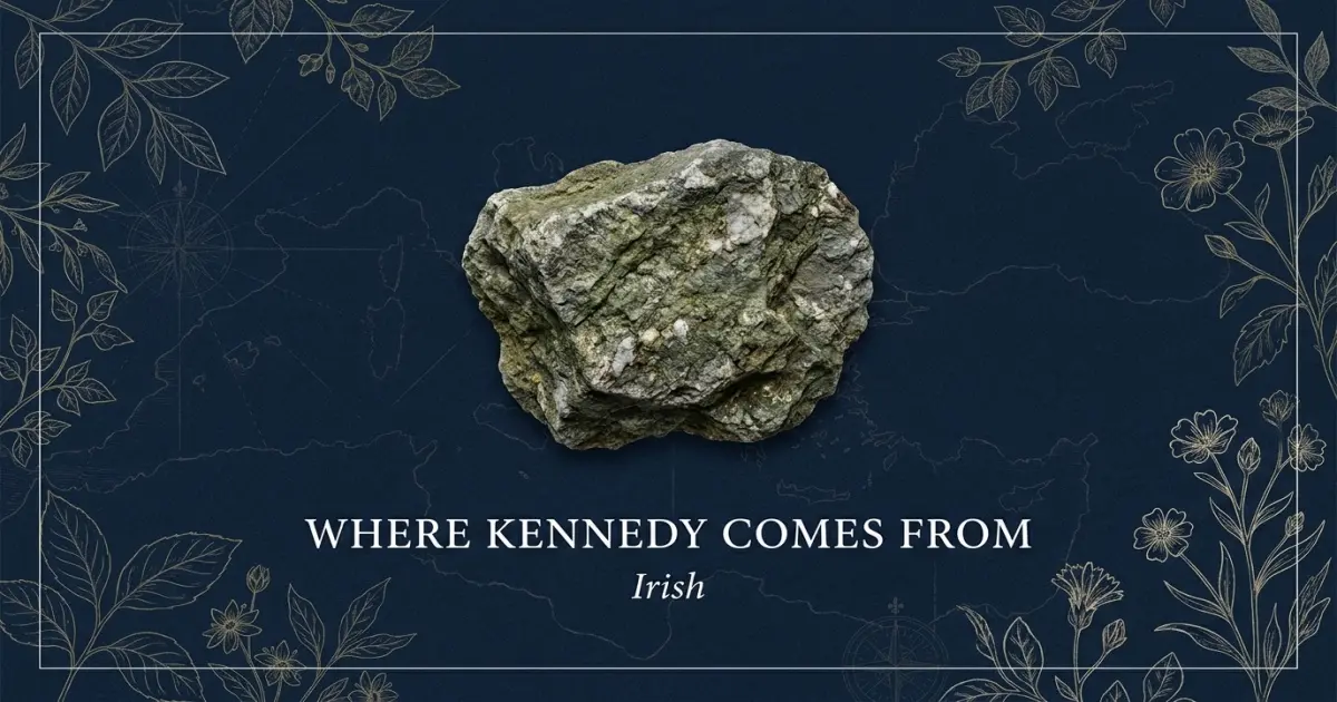 The name Kennedy comes from: Irish