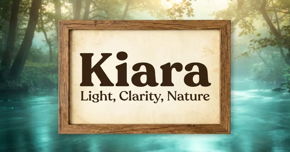 Kiara meaning themes: light, clarity, nature