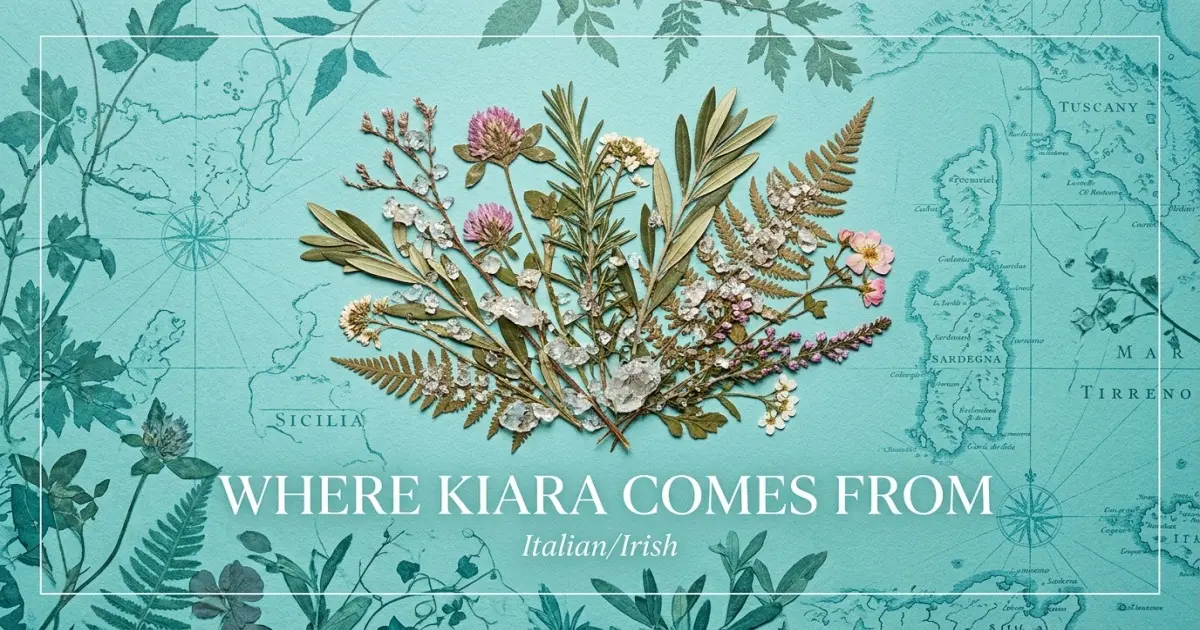 The name Kiara comes from: Italian/Irish
