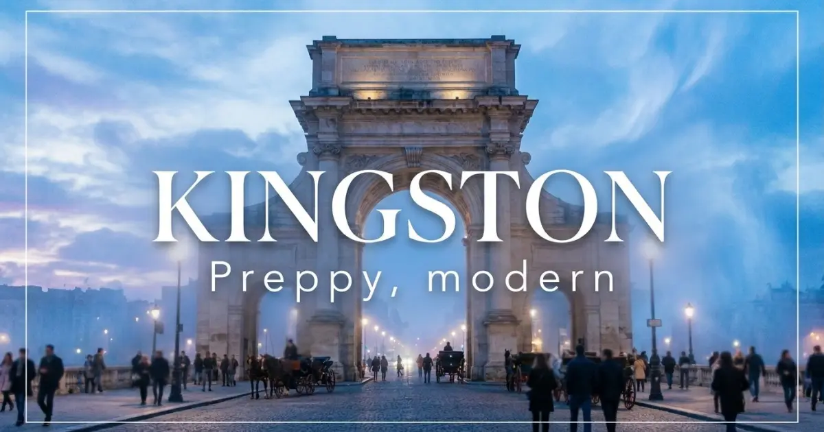 Kingston name vibe: Preppy, modern