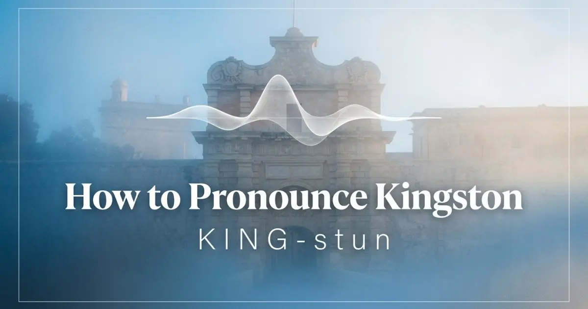 How to pronounce Kingston