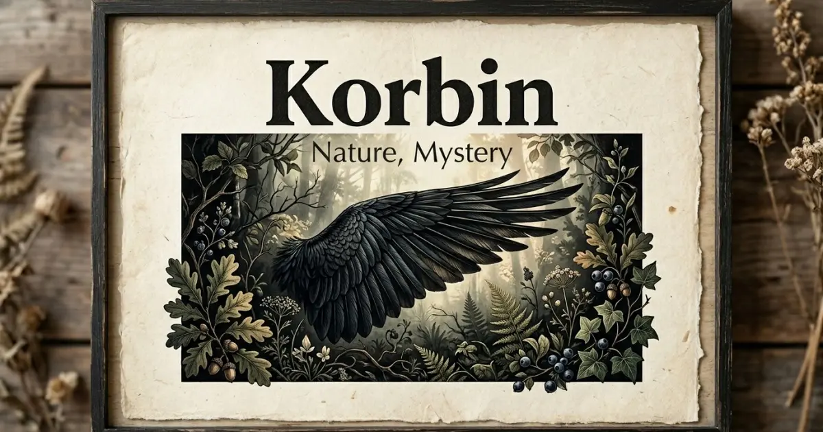 Korbin meaning themes: nature, mystery
