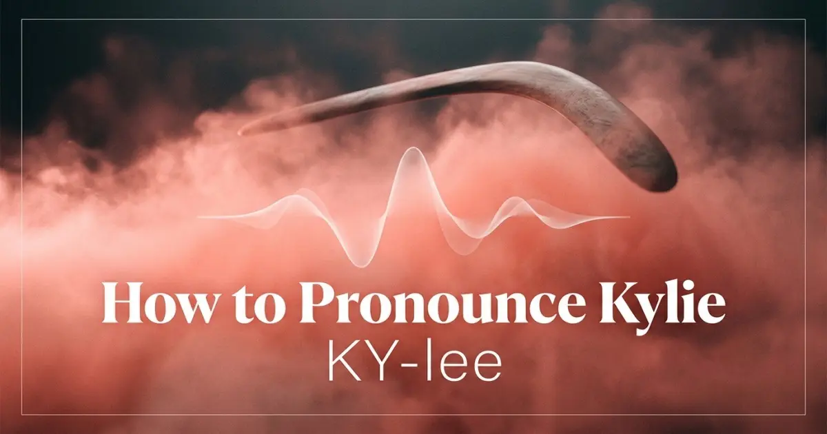How to pronounce Kylie