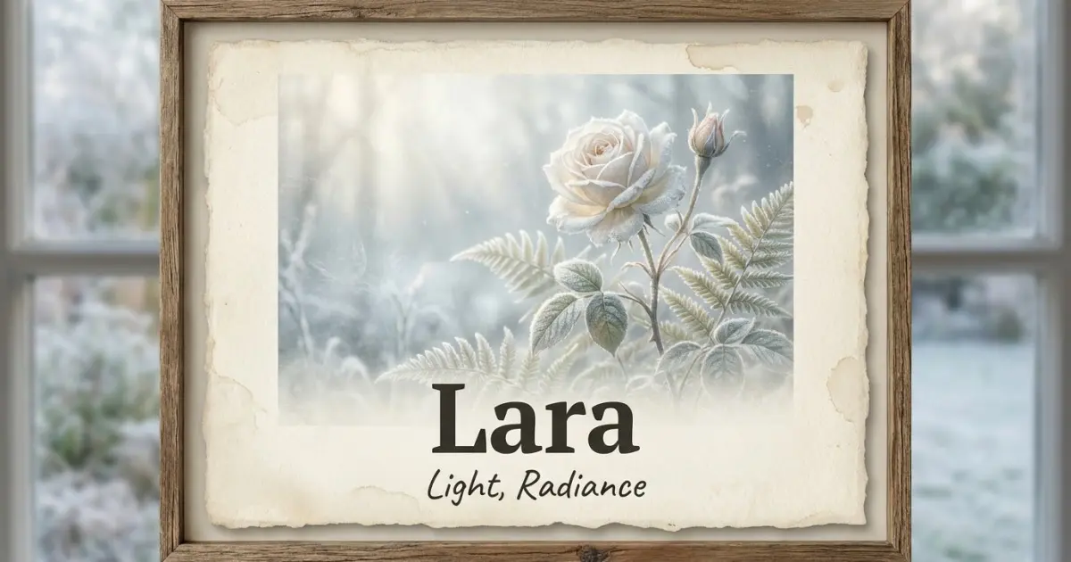 Lara meaning themes: light, radiance