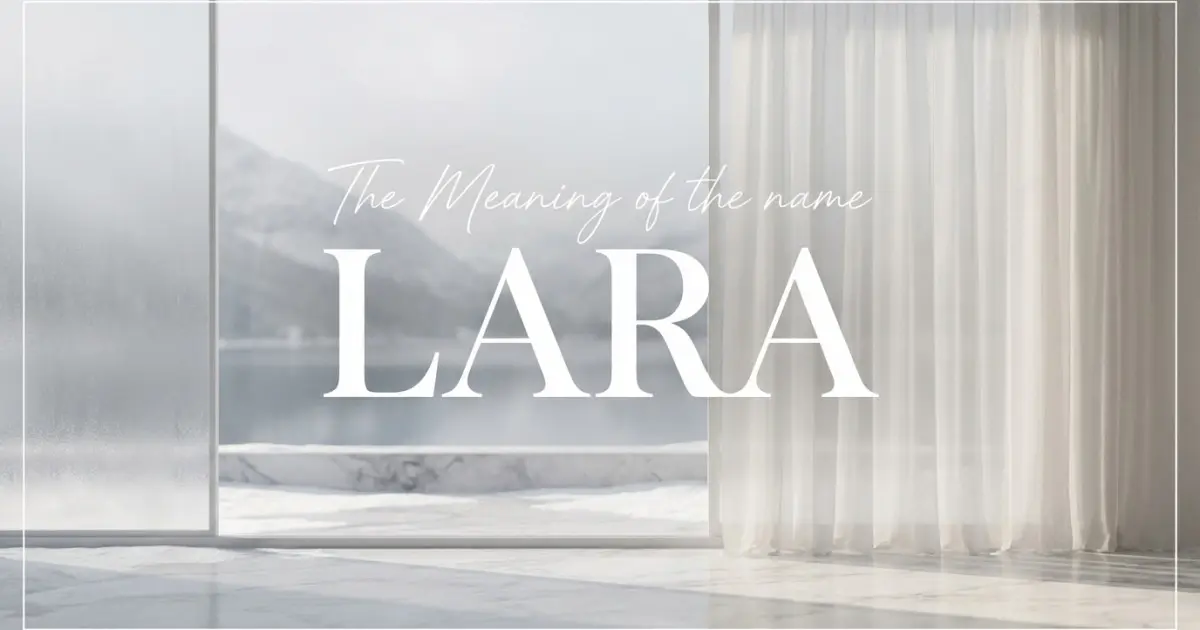 Lara name meaning