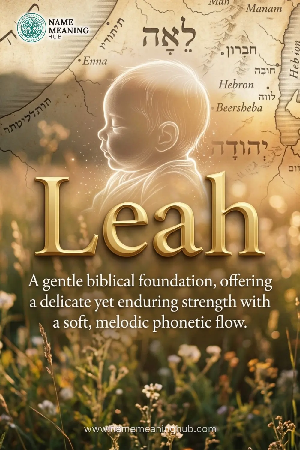 Meaning of the name Leah: A gentle biblical foundation, offering a delicate yet enduring strength with a soft, melodic phonetic flow.