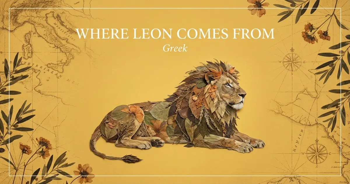 The name Leon comes from: Greek