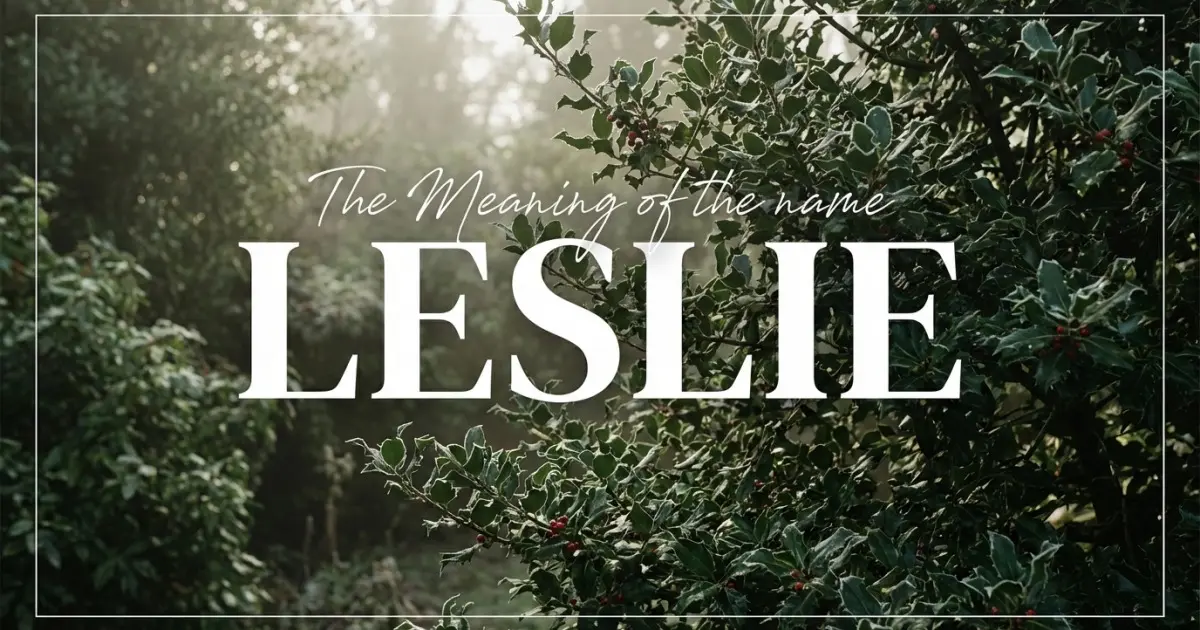 Leslie name meaning
