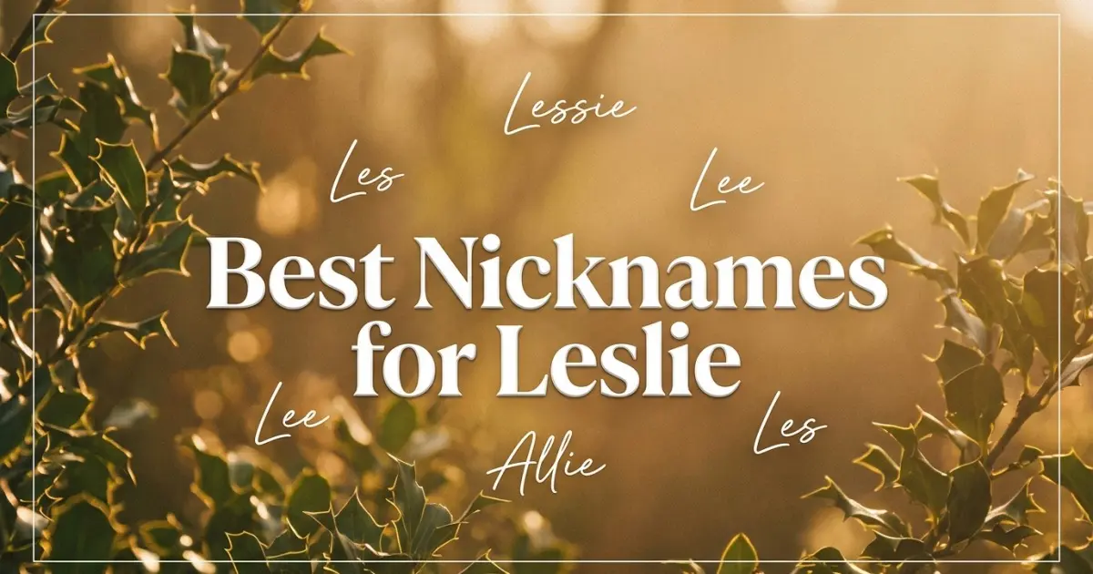Nicknames for Leslie