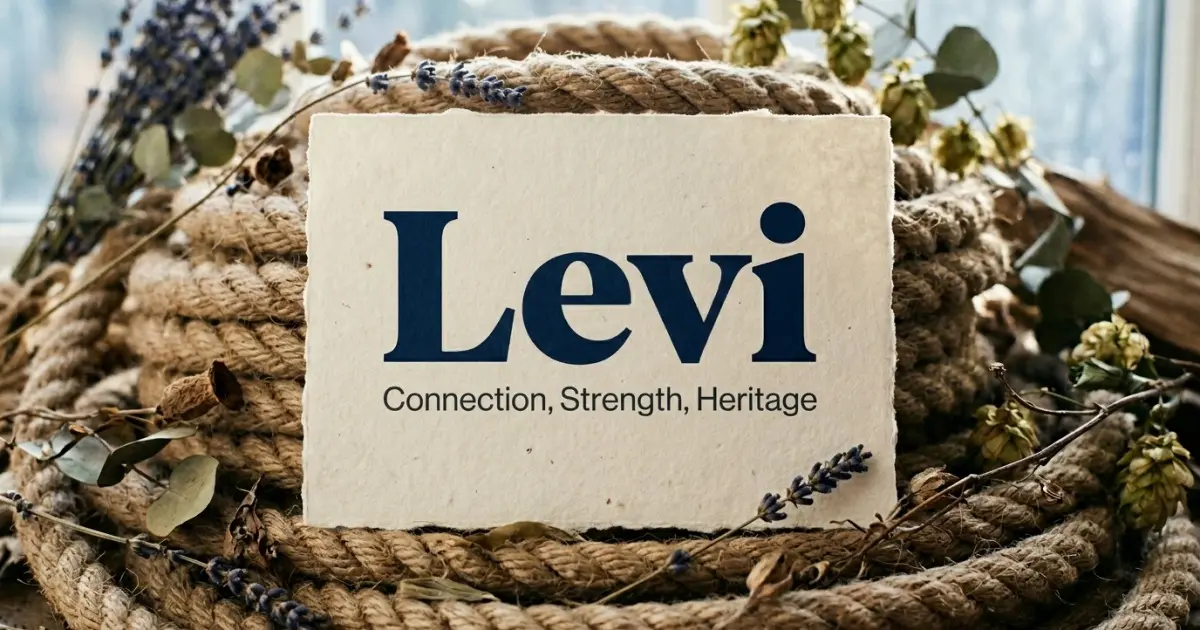 Levi meaning themes: connection, strength, heritage