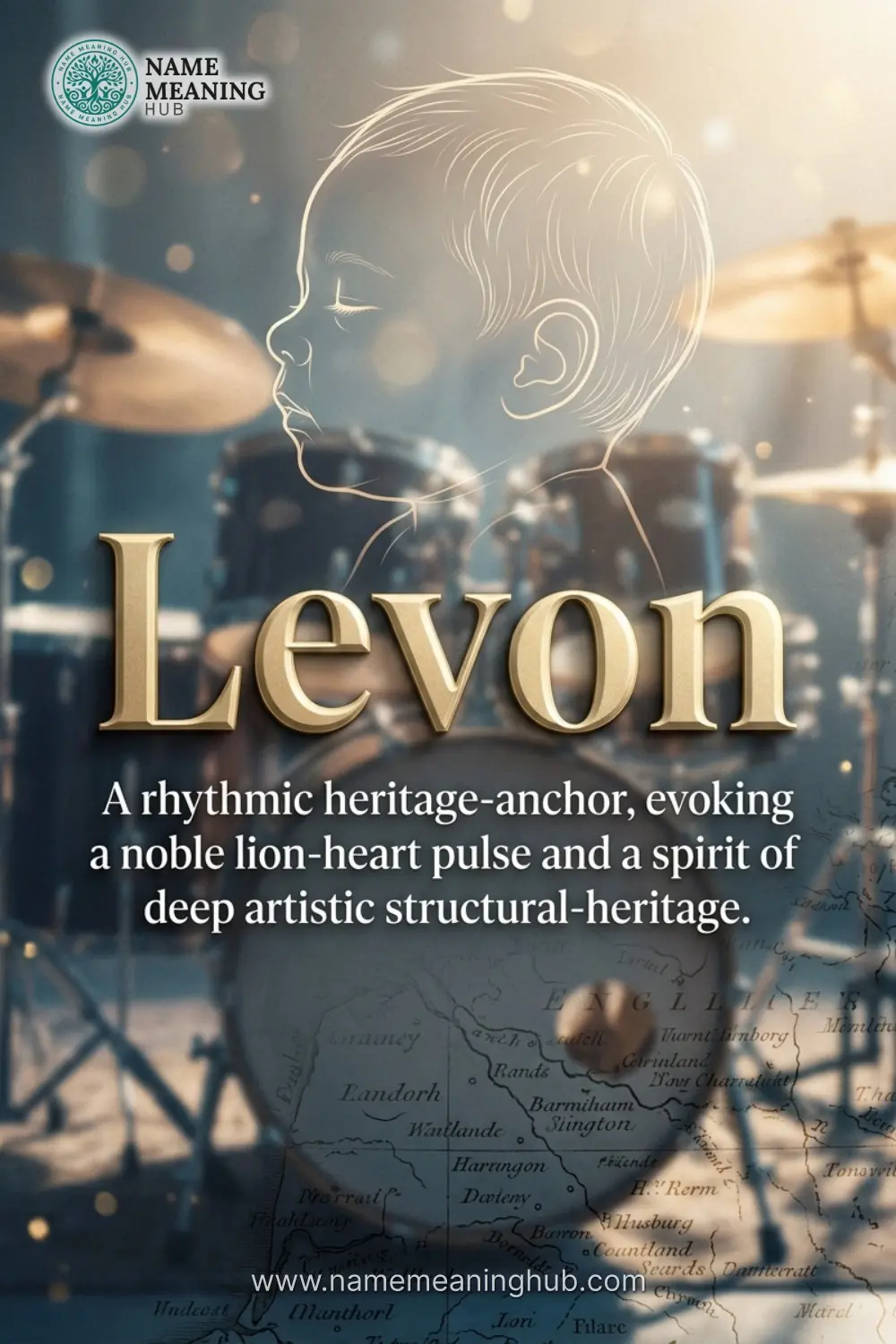 Meaning of the name Levon: A rhythmic heritage-anchor, evoking a noble lion-heart pulse and a spirit of deep artistic structural-heritage.