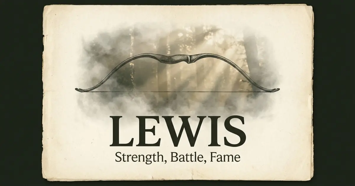 Lewis meaning themes: strength, battle, fame