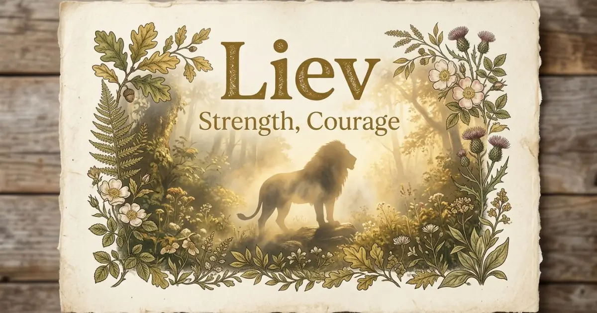 Liev meaning themes: strength, courage