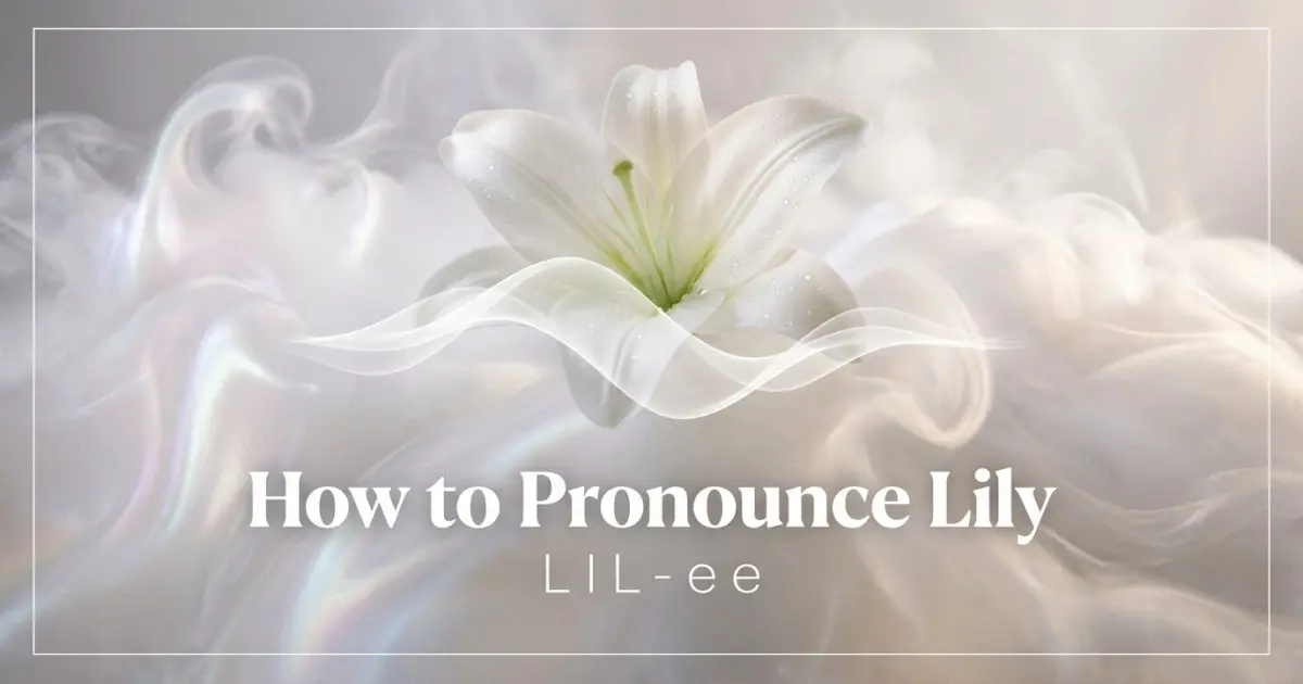 How to pronounce Lily