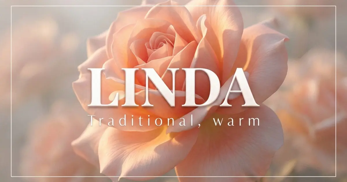 Linda name vibe: Traditional, warm