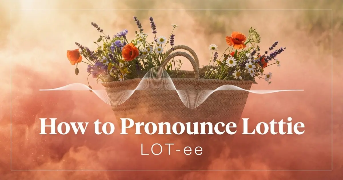 How to pronounce Lottie