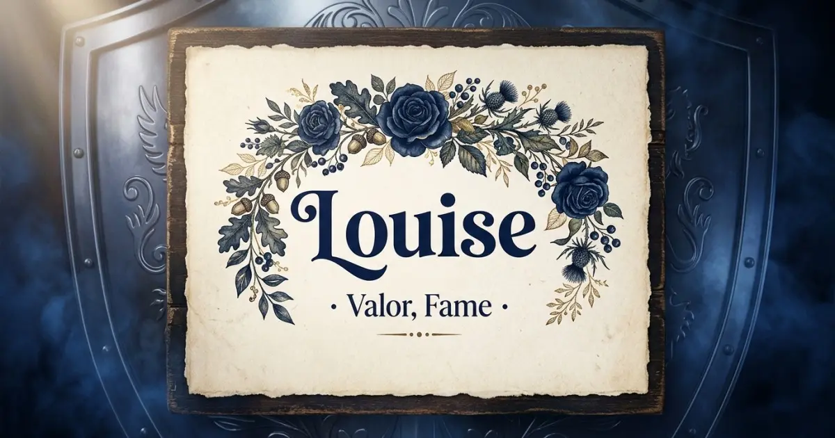 Louise meaning themes: valor, fame