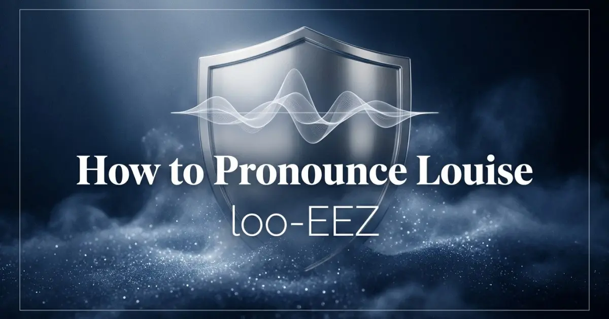How to pronounce Louise