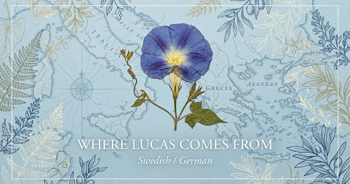 The name Lucas comes from: Swedish / German