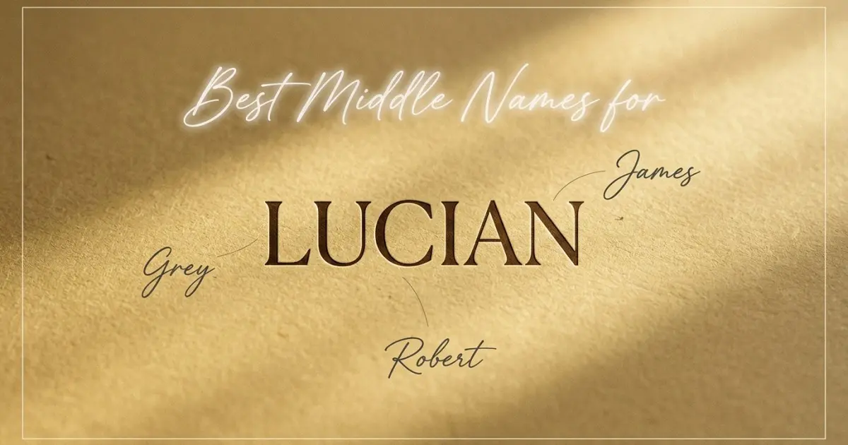 Best middle names for Lucian