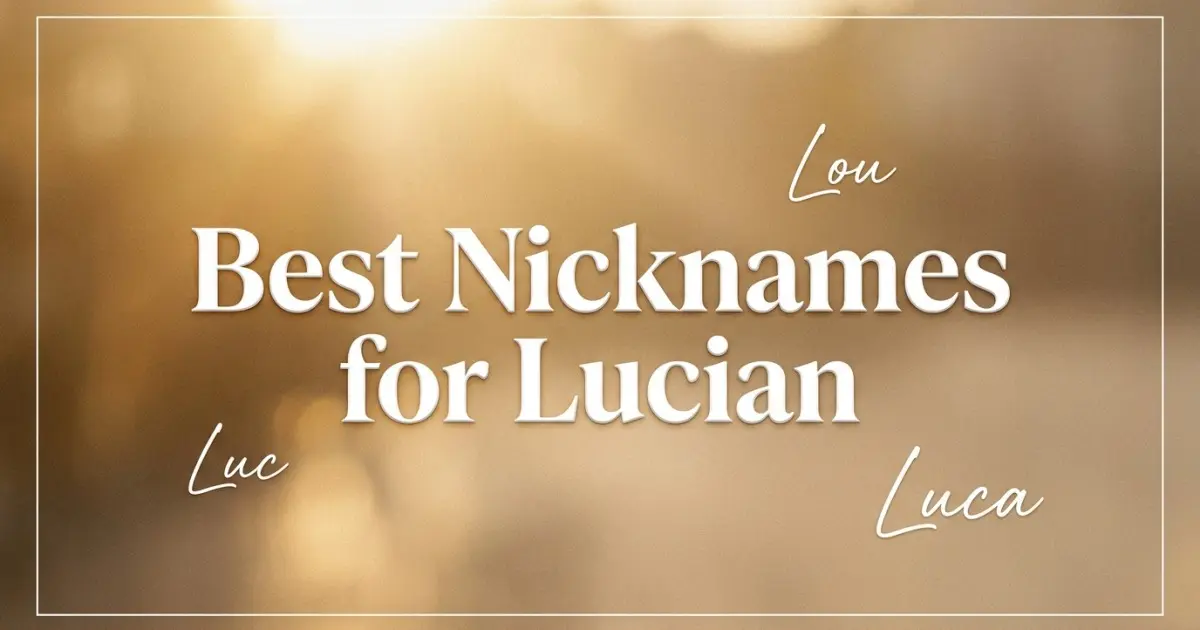 Nicknames for Lucian