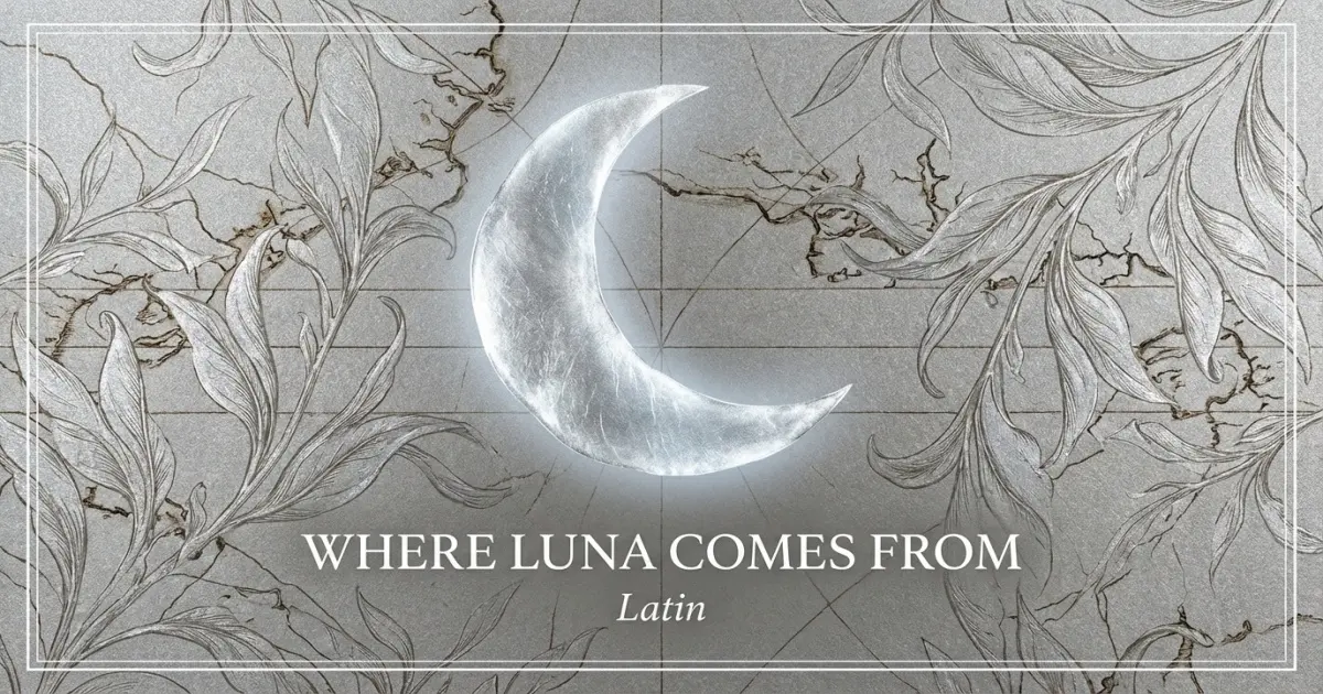 The name Luna comes from: Latin