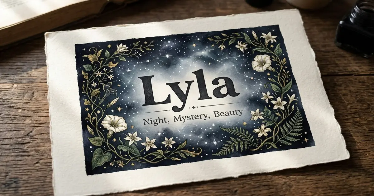 Lyla meaning themes: night, mystery, beauty
