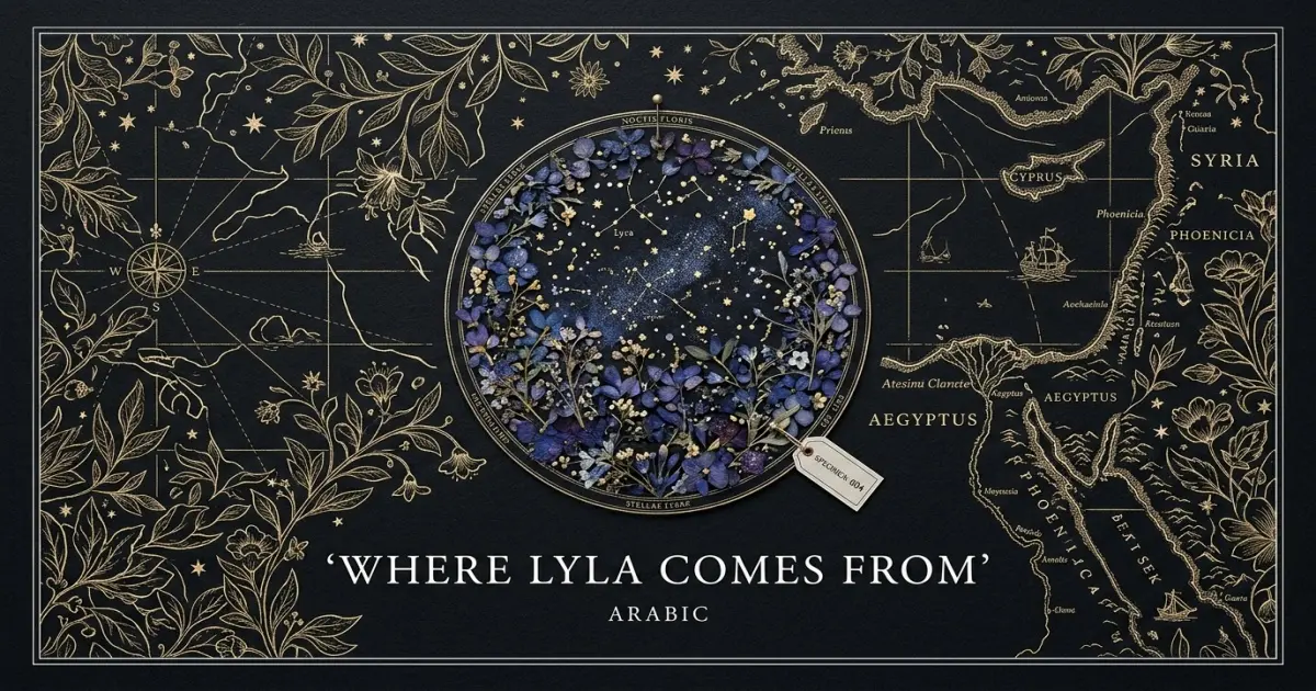 The name Lyla comes from: Arabic