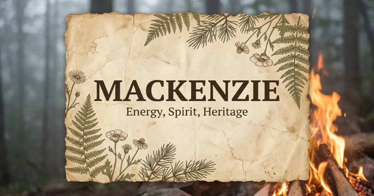Mackenzie meaning themes: energy, spirit, heritage