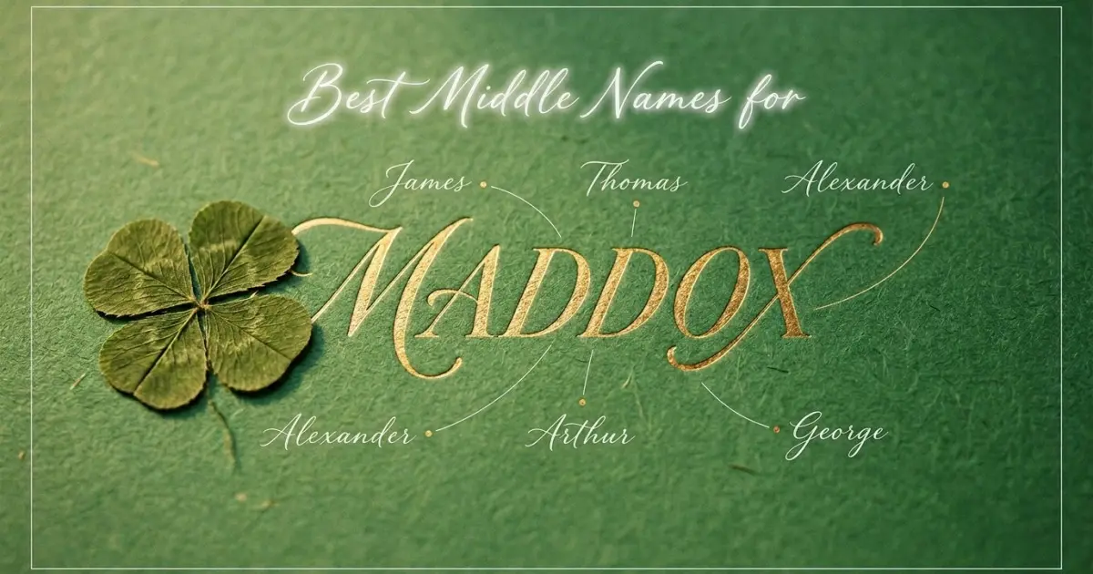 Best middle names for Maddox